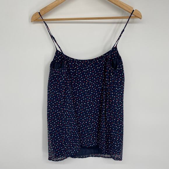 Vineyard Vines Top Women’s 6 Silk Polka Dot Preppy Coastal Feminine Romantic - Picture 3 of 8